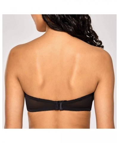 Women's Strapless Push Up Bra Padded Underwire Multiway Bra - Black - CA182SM4ADA $31.80 Bras