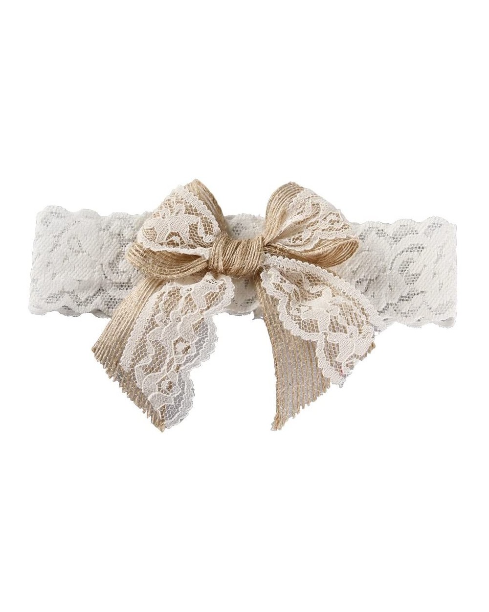 Country Romance Bridal Garter- Small- Ivory - C511L7P3PX3 $23.35 Garters & Garter Belts