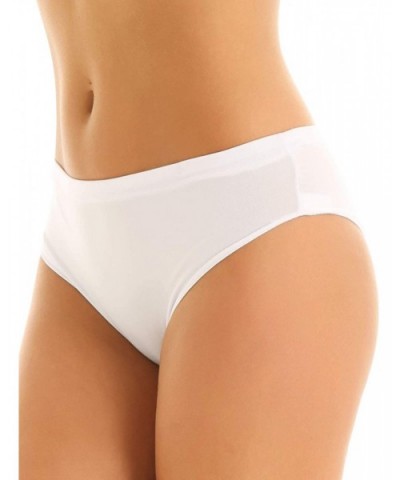 Women's Soft Cotton Bikini Briefs Yes Daddy Letter Print Naughty Panties Thong Underwear - White - CB199N9U8S0 $23.58 Panties