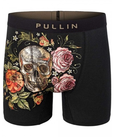 Men's Trunk FASHION 2 PRINTED COTTON SKULLEMBY - CI18NXCHXDH $39.44 Boxer Briefs