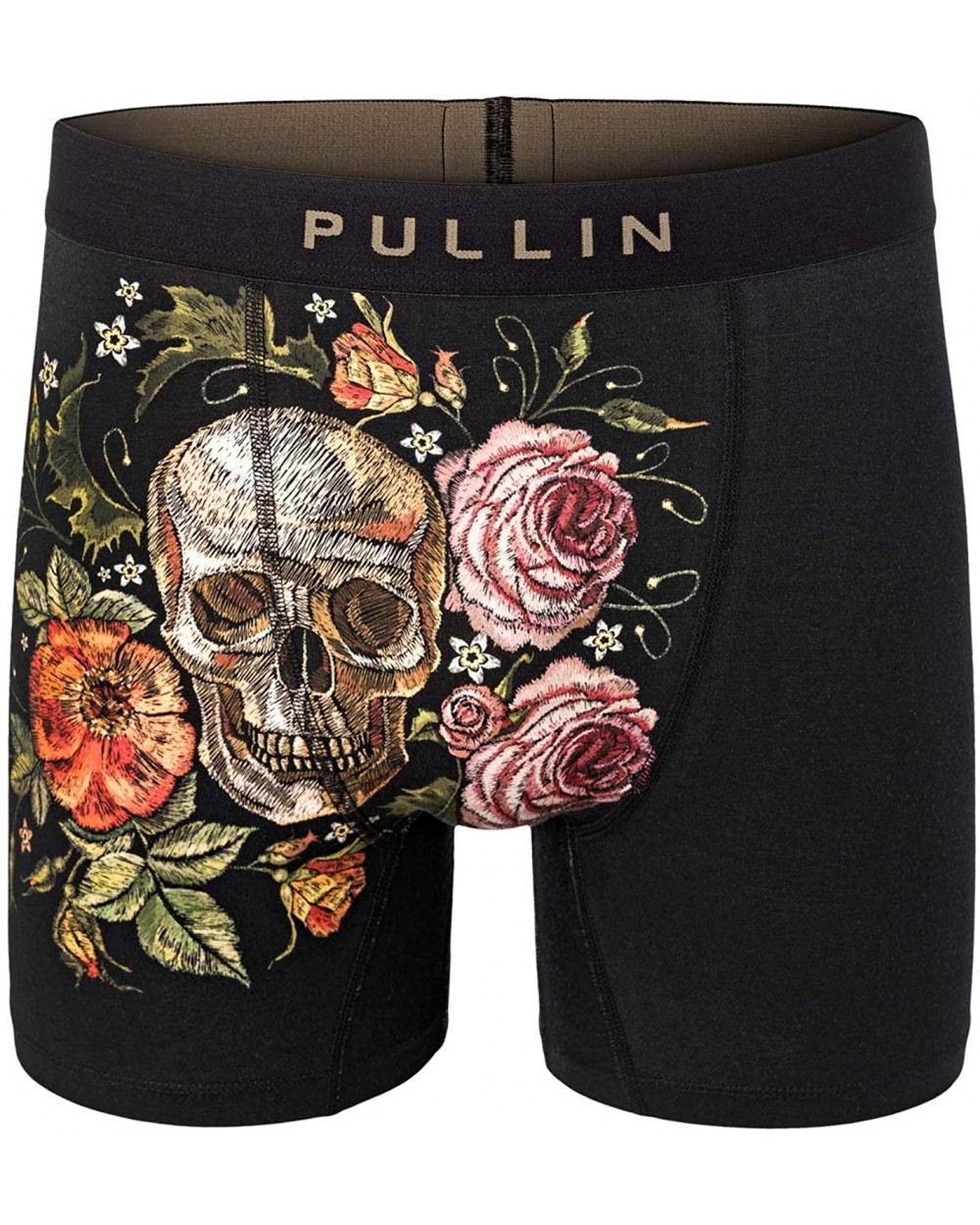 Men's Trunk FASHION 2 PRINTED COTTON SKULLEMBY - CI18NXCHXDH $39.44 Boxer Briefs