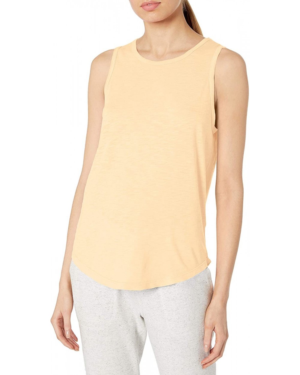 Women's Back to Basics Tank - Sunshine - CN18XMH2AOG $28.32 Tops