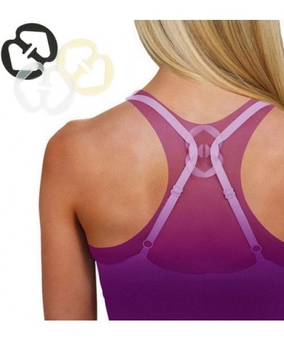 6 Bra Strap Concealer Clips Solution Perfect Lift Max Cleavage Control Racerback - CJ12O45XD9G $13.88 Accessories