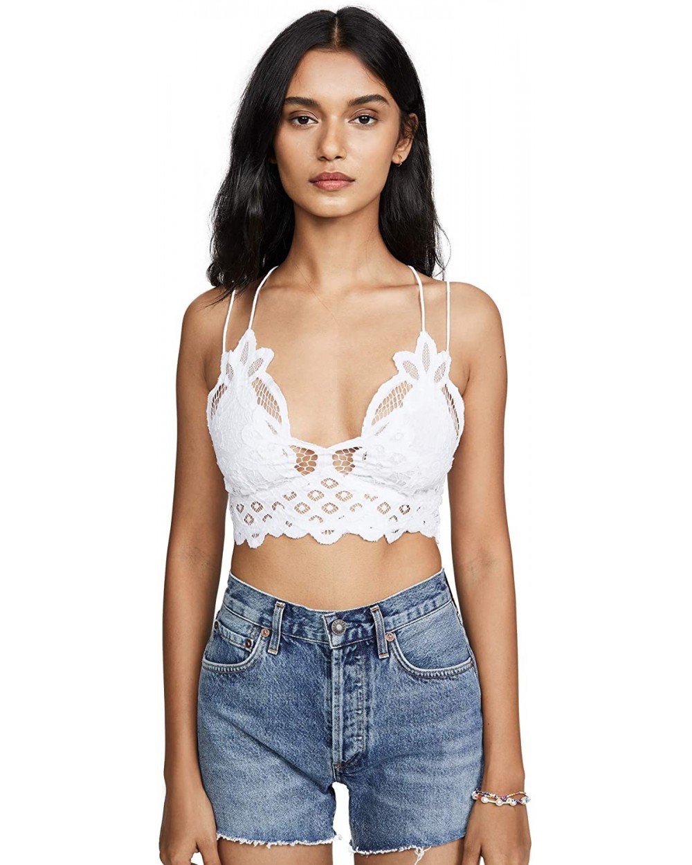 Women's Adella Bralette - White - CW186C35CGM $59.63 Bras