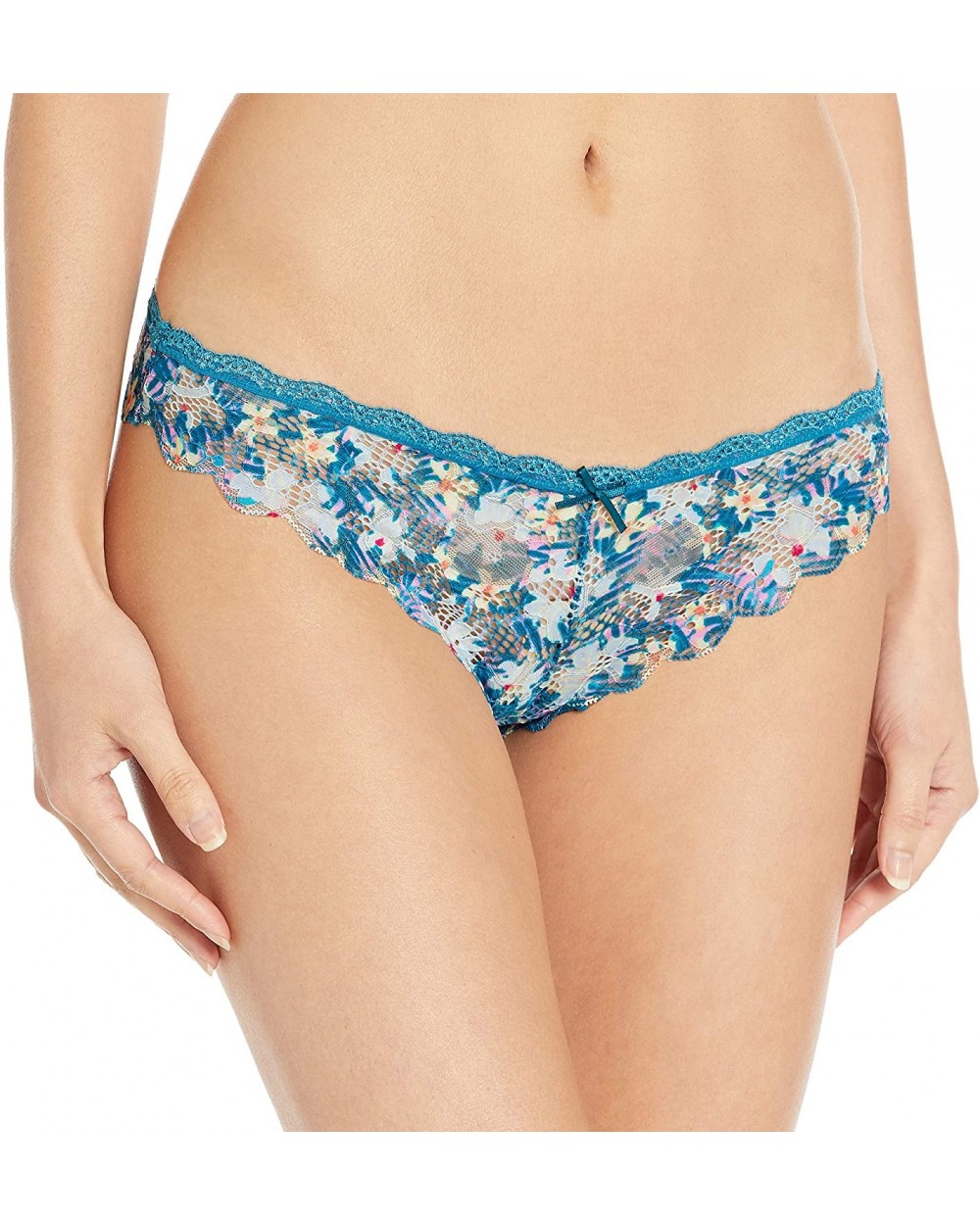 Intimates Women's Camellia Thong - High Tide Floral - CE17WZGCHZ8 $18.90 Panties