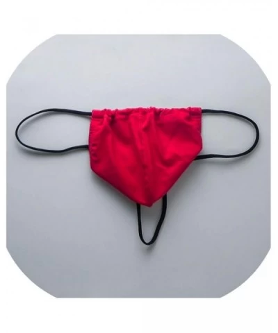 Sexy Male Panties Underwear Men T Back Jocks Thongs G Strings Lingerie Low Waist Breathable Pouch - Red - CM193IDUNHQ $45.84 ...