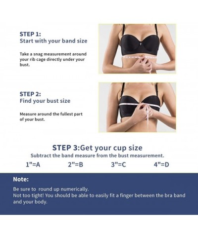 Bras for Women 3Pack Underwire Full Coverage Bra Contour Everyday Bras with Lace - Assortive a - CL196WYZY2A $32.76 Bras