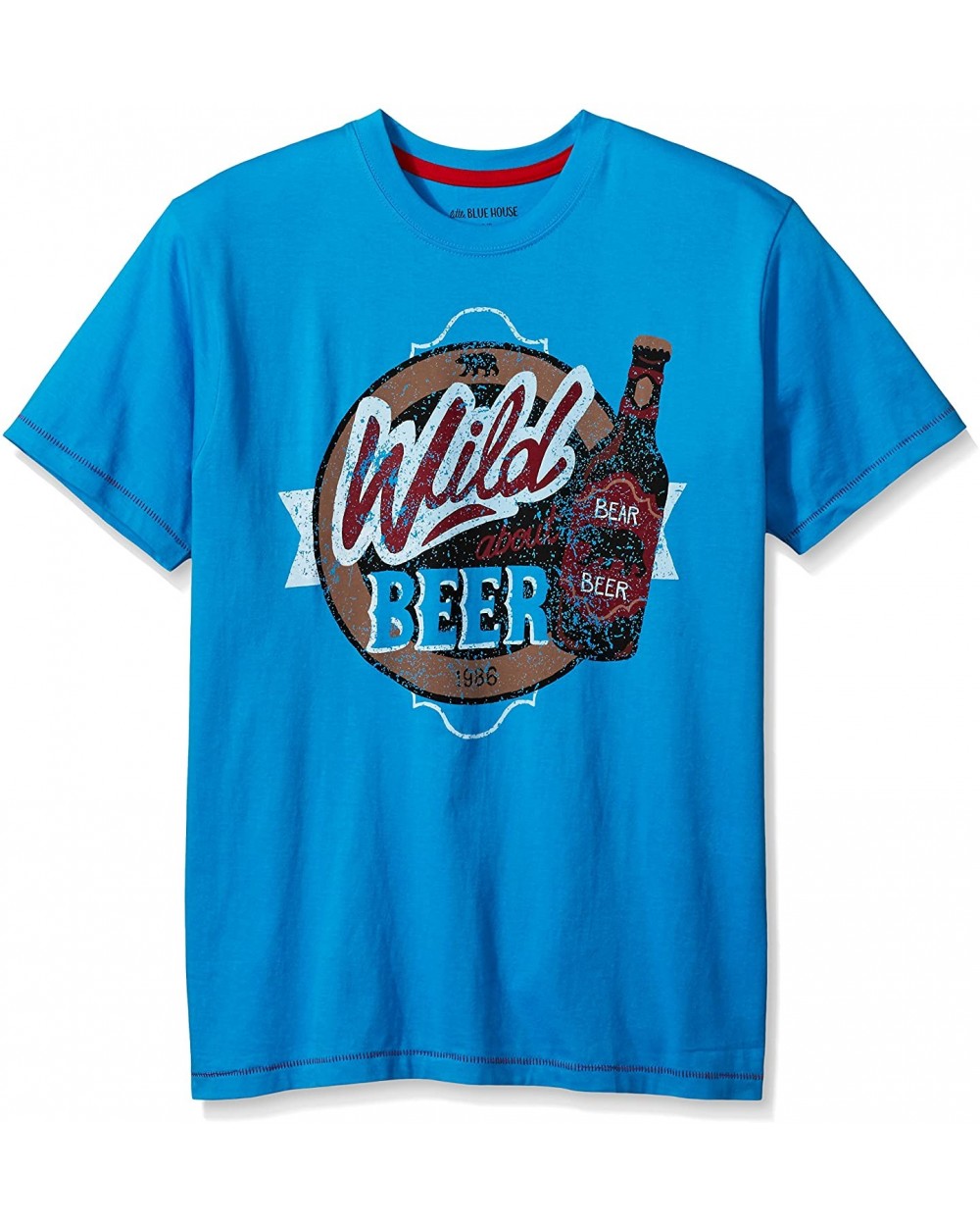 Men's Short Sleeve Pajama Tee - Beer Bottles - CM1827SI56G $20.29 Sleep Tops