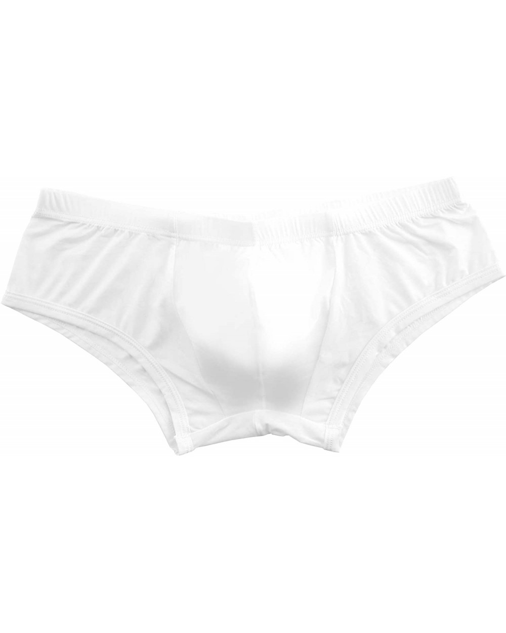 Men Briefs Ice Silk Low Rise Bikini Briefs and Breathable Underwear D8031 - 1-pack White - CL18AUKLKYL $14.61 Briefs