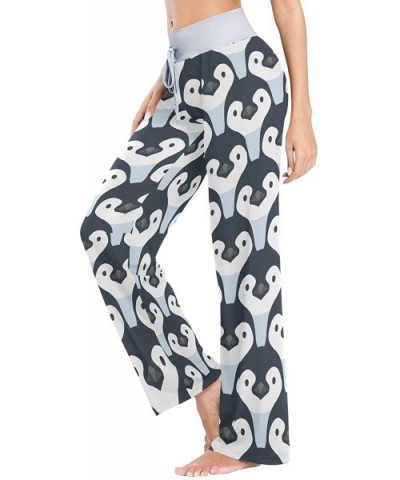 Cute Penguin Babies Head Women's Pajama Pants Lounge Sleep Wear - Multi - C319D0YCRCL $38.06 Bottoms