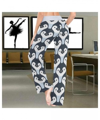 Cute Penguin Babies Head Women's Pajama Pants Lounge Sleep Wear - Multi - C319D0YCRCL $38.06 Bottoms