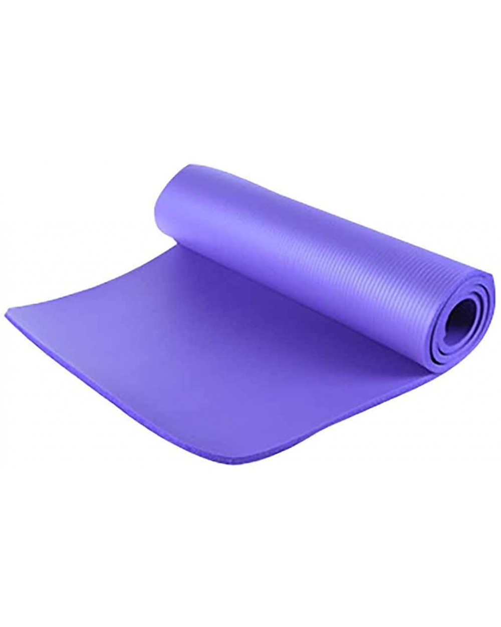 Yoga Mat 10MM Thick Durable Yoga Mat Non-Slip Exercise Fitness Pad Mat Lose Weight - Purple - C5197YHL3NX $52.90 Tops