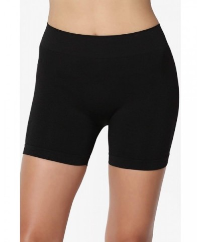 Seamless Everyday Bike Shorts Intimately Under Layer Short Leggings - 11inch Black - CM11MYKNH6Z $12.83 Panties