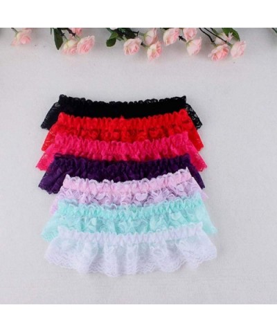 Women Sexy Lace Wedding Garters for Bride Party Prom Leg Garter with Bow - Fuchsia - C918YDMZI5H $12.94 Garters & Garter Belts