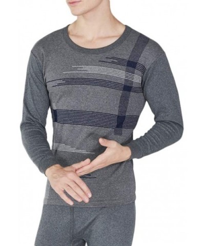 Mens Ultra Soft Thermal Underwear Winter Warm Long Johns Set Top and Bottom Base Layer - 8819dark Gray - C8192O4YU09 $52.33 T...