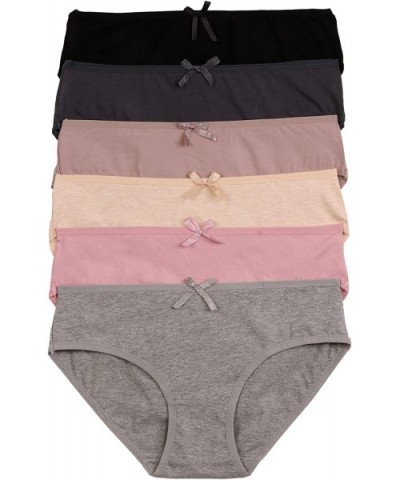 Bikini Style Cotton Panties Assorted Styles and Colors (Pack of 12) - 3 - C71832DTM02 $34.98 Panties