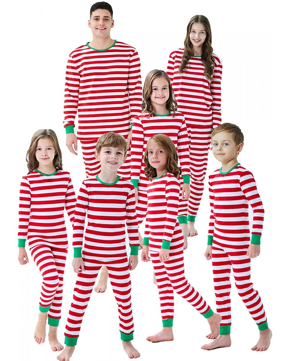 Little Pajamas Holiday Family Matching Pajamas Sets Toddler Pjs Sleepwear - Women-stripe - C918Z50DDAH $40.50 Sleep Sets