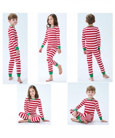 Little Pajamas Holiday Family Matching Pajamas Sets Toddler Pjs Sleepwear - Women-stripe - C918Z50DDAH $40.50 Sleep Sets