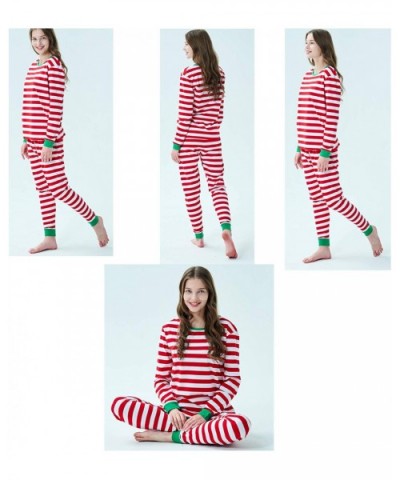 Little Pajamas Holiday Family Matching Pajamas Sets Toddler Pjs Sleepwear - Women-stripe - C918Z50DDAH $40.50 Sleep Sets