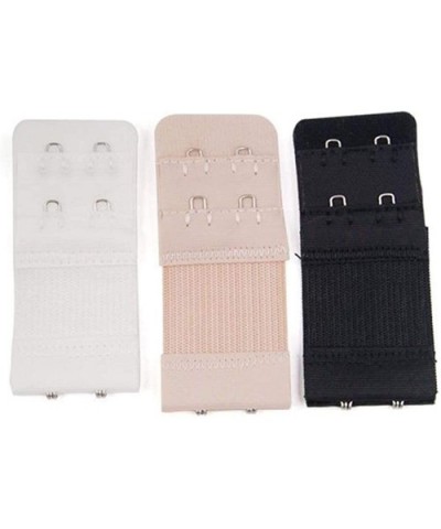 1Pc Bra Extenders Strap Buckle Extension 2 Rows Hooks Clasp Straps Women Extender Sewing Tool Intimates Accessories - White -...