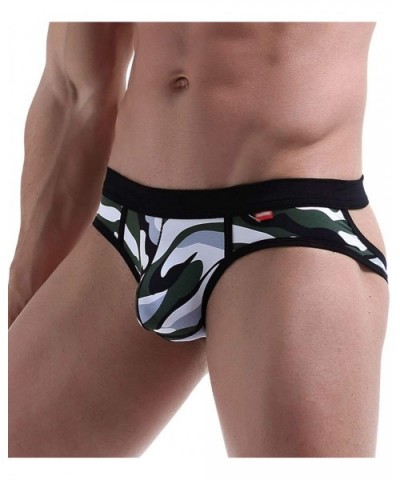 Camouflage Men Underwear Sexy Thongs G Strings Tanga Jocks String Man Pantsies Underpants - Snake - CR19772T20Z $51.06 G-Stri...