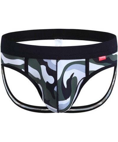 Camouflage Men Underwear Sexy Thongs G Strings Tanga Jocks String Man Pantsies Underpants - Snake - CR19772T20Z $51.06 G-Stri...