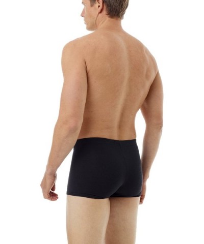 Cotton Compression Performance Support Boxer Briefs - Black - CQ11CH1MXPH $29.55 Boxer Briefs