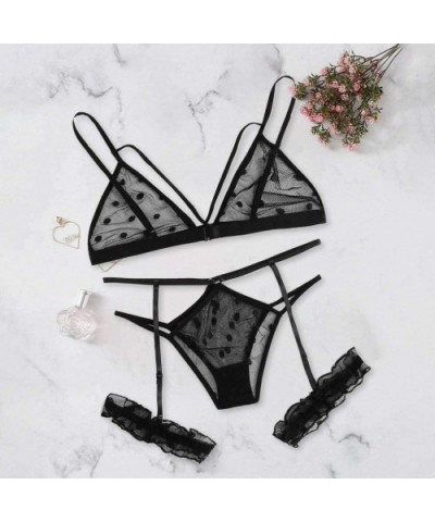 Bra Sets for Women Sexy-Women's Sexy Bra Set Ladies lace Push-up Bra&Everyday Bras Lingerie for Bride Two Piece Lingerie - 2p...