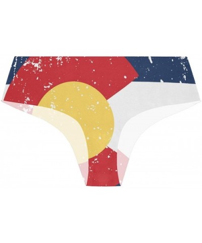 Women's Seamless Underwear- Danish Flag Sexy Ladies Bikini Panties Low Rise Brief - Colorado State Flag - C318ADIQ4DU $18.75 ...