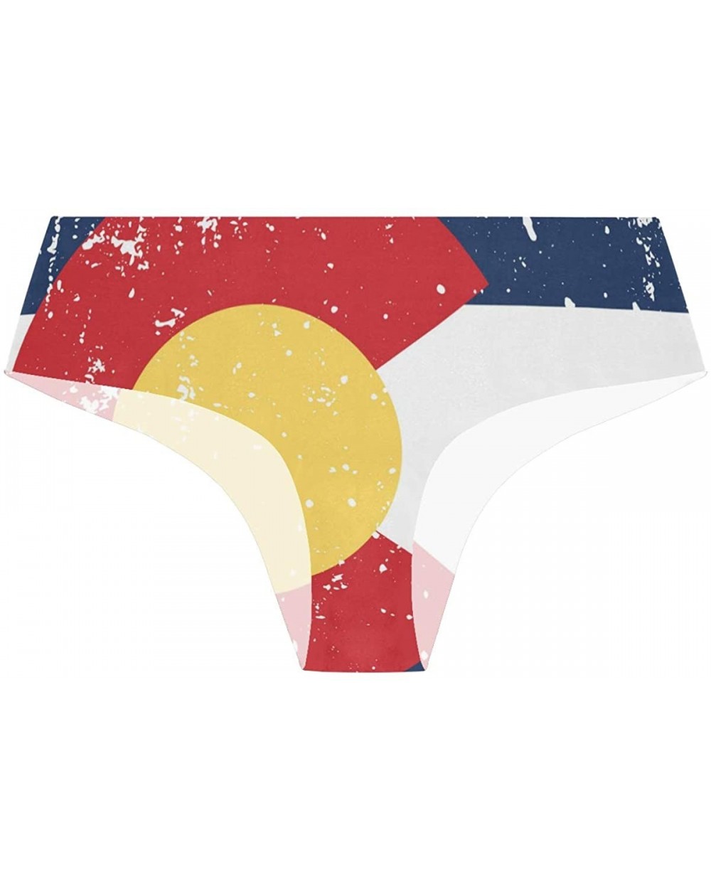 Women's Seamless Underwear- Danish Flag Sexy Ladies Bikini Panties Low Rise Brief - Colorado State Flag - C318ADIQ4DU $18.75 ...