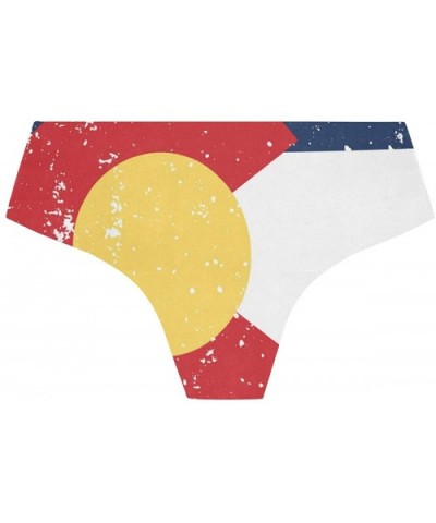 Women's Seamless Underwear- Danish Flag Sexy Ladies Bikini Panties Low Rise Brief - Colorado State Flag - C318ADIQ4DU $18.75 ...