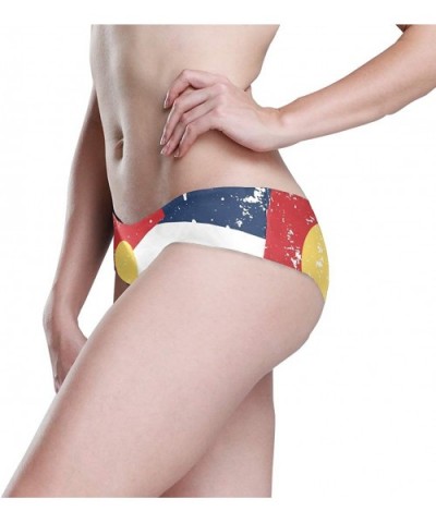 Women's Seamless Underwear- Danish Flag Sexy Ladies Bikini Panties Low Rise Brief - Colorado State Flag - C318ADIQ4DU $18.75 ...