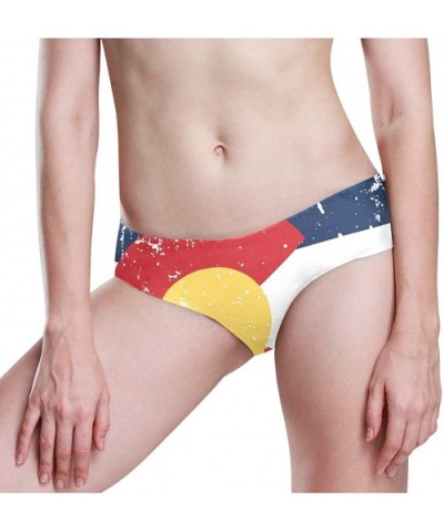 Women's Seamless Underwear- Danish Flag Sexy Ladies Bikini Panties Low Rise Brief - Colorado State Flag - C318ADIQ4DU $18.75 ...