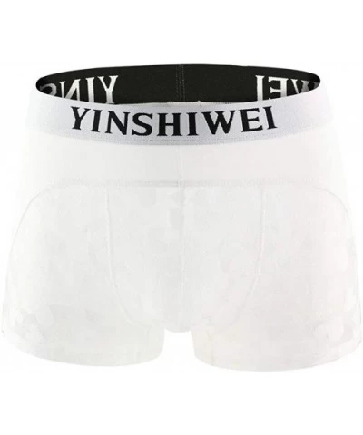 Men Sexy Underwear Letter Printed Boxer Briefs Shorts Bulge Pouch Underpants - C White - CR195ARSQ92 $16.51 Baby Dolls & Chem...