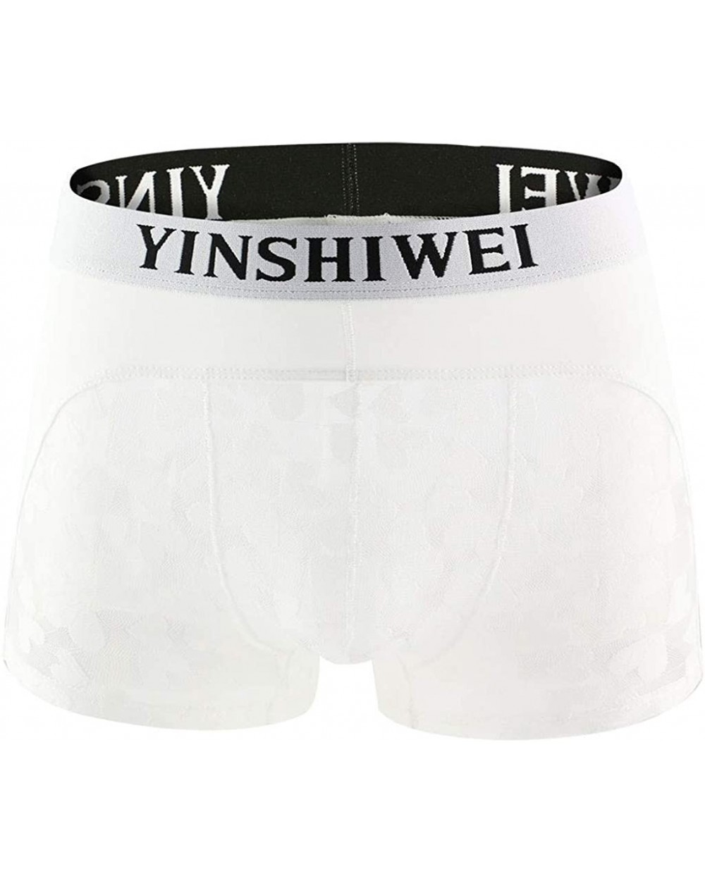 Men Sexy Underwear Letter Printed Boxer Briefs Shorts Bulge Pouch Underpants - C White - CR195ARSQ92 $16.51 Baby Dolls & Chem...