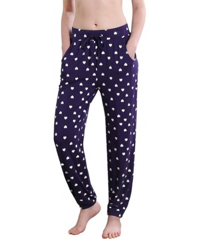 Women's Stretch Knit Pajama Pants Modal Sleep Pant - A-db Love Thin - CF18GDZ4ORR $26.25 Bottoms