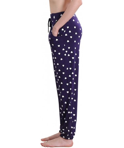 Women's Stretch Knit Pajama Pants Modal Sleep Pant - A-db Love Thin - CF18GDZ4ORR $26.25 Bottoms