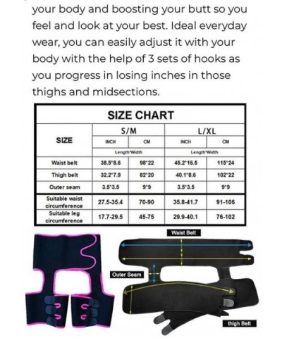 Waist Trainer Belt Slimming Body Shaper Belt Three-in-one Female Sweat Plastic Belt Sports Bodybuilding Adjustable One-Piece ...