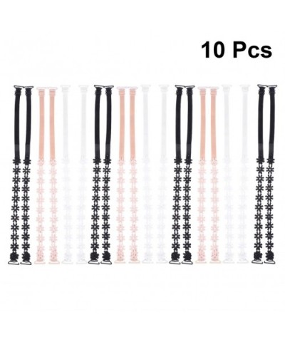 10 Pairs Bra Straps Flower Lace Adjustable Fashion Straps for Tops Dress (Mixed Color) - C419C7668HI $32.90 Accessories