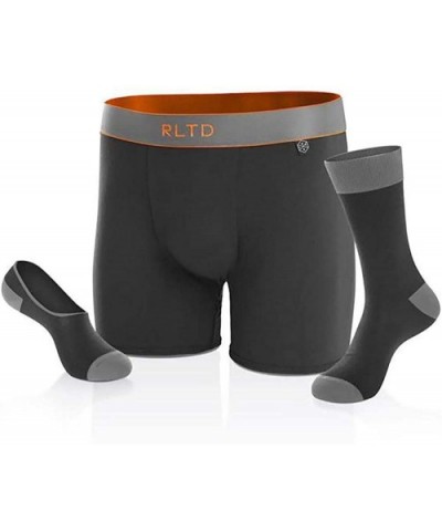 Men's Boxer Briefs and Socks Matching Underwear Set- 3 Piece (1 Pack) - The Sunset - C518Q6KS288 $25.10 Boxer Briefs