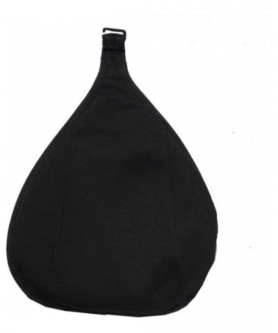 A Pairs Hook Cotton Protect Pocket for Mastectomy Silicone Breast Forms Cover Bags for Silicone Breast Forms - Black a Pair T...