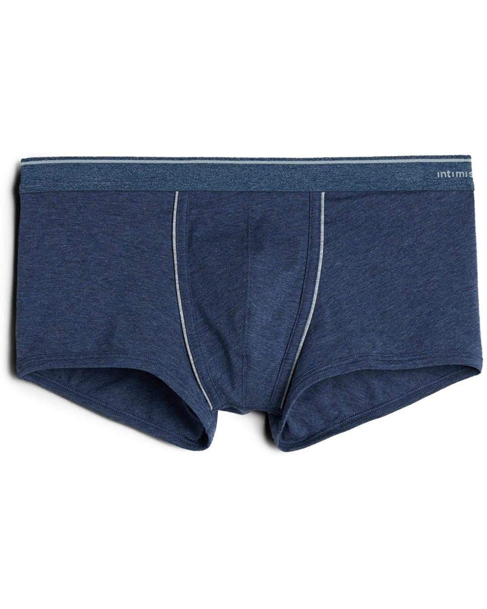 Mens Supima Cotton Boxers - Blue - 081i - Denim Blue Blend/Light Grey Blend - CB18NKU3DIT $49.19 Boxers