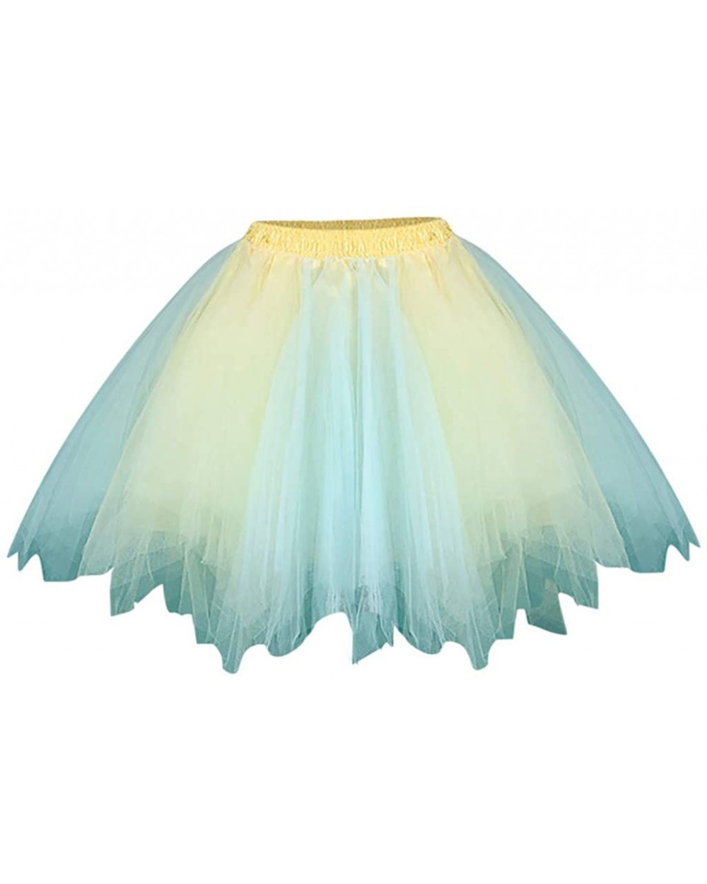 Women's Tutu Christmas Tulle Skirt 50s Vintage Ballet Bubble Dance Skirts - Light Blue a - C61942DKQQY $25.51 Bras