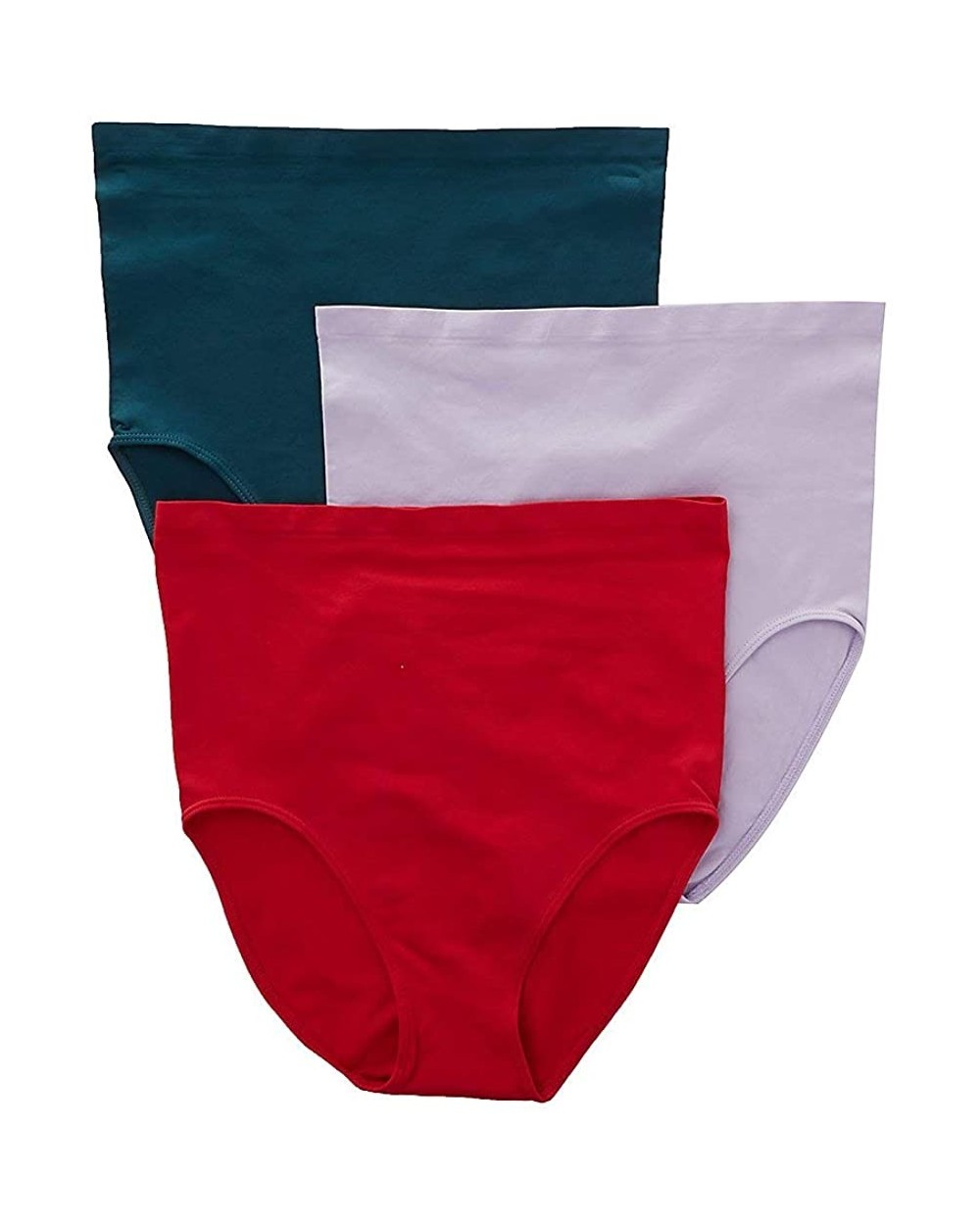 Women's Ahh High Waisted Seamless Brief Panty Mystery- 3PK 4230X5 - Assorted - CK194AW6RAI $39.29 Panties