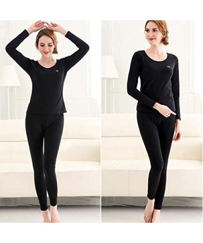 Women Men's Thermal Underwear Set- Sport Long Johns Base Layer for Male- Female- Seamless Thermal Underwear Inner Wear Winter...