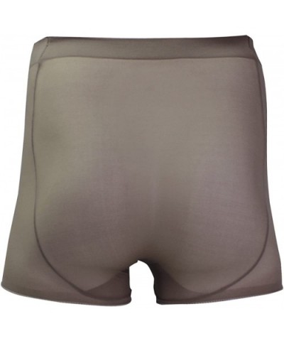 Men's Sexy Seamless Women's Sheer Transparent Ultra Thin Boxer Underwear Stockings Shorts - Brown C - C618QNCKUK8 $23.63 Boxe...