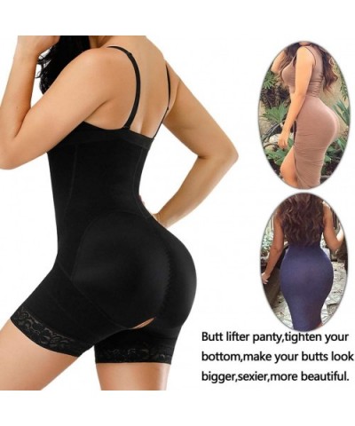 Women High Waist Body Shaper Butt Lifter Firm Control Shapewear Boyshorts - Cocoa Zipper - CO1930X620W $46.44 Shapewear