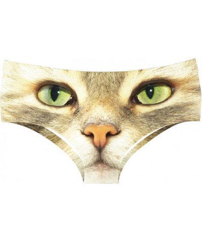 Women's Fashion Flirty Sexy Funny Naughty 3D Printed Cute Animal Underwears Briefs Single Party Gifts - God's Eyes - CU18E5L2...