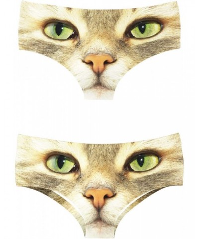 Women's Fashion Flirty Sexy Funny Naughty 3D Printed Cute Animal Underwears Briefs Single Party Gifts - God's Eyes - CU18E5L2...