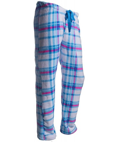 Women's Printed Plush Fleece Pajama Pants Soft Plush Loungewear PJ's Drawstring - C412N08N6D1 $23.32 Bottoms